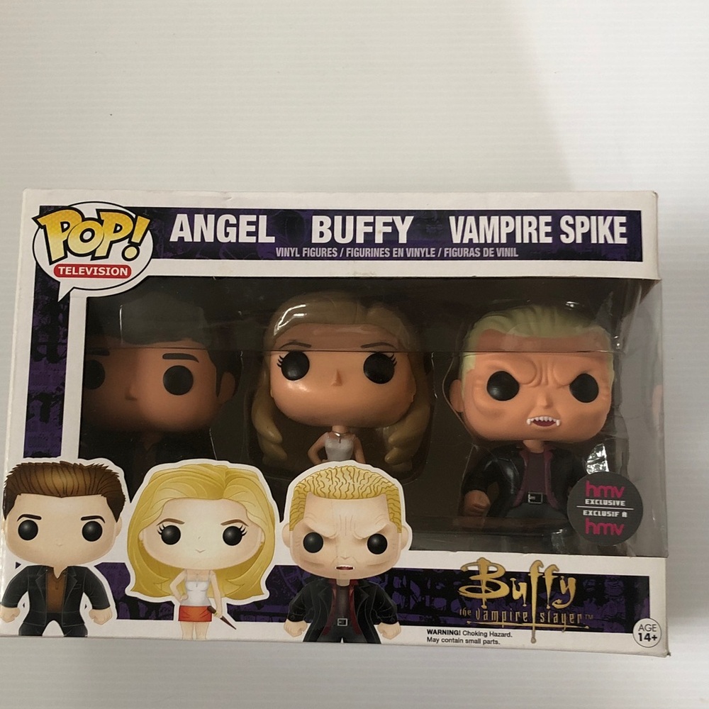 Funko Pop Buffy the Vampire Slayer Trio, HMV exclusive set